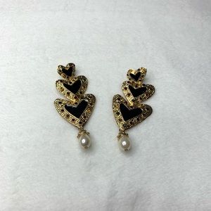 Gold earrings